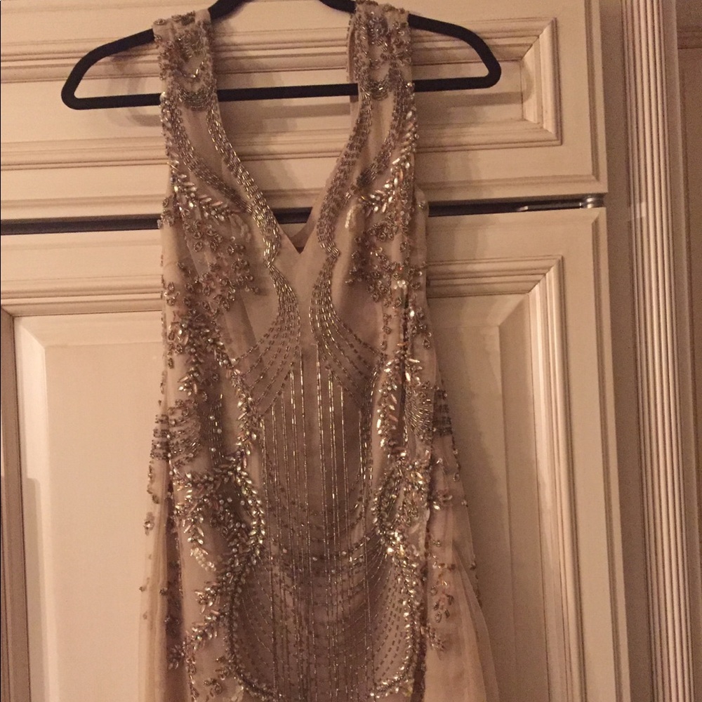 All beaded dress
